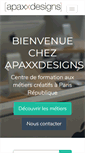 Mobile Screenshot of apaxxdesigns.com